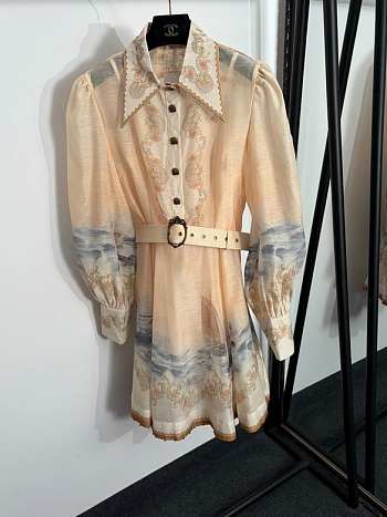  Zimmermann Rebellion Marine Mini Dress 