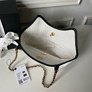 Chanel Raffia Small Shopping White Bag 20×28×7cm - 3