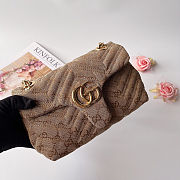 Gucci GG Marmont small shoulder bag 23x17x9cm - 1