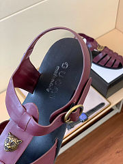 Gucci Fisherman Red Sandals - 6