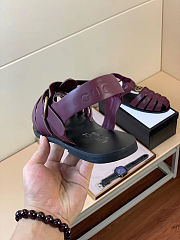 Gucci Fisherman Red Sandals - 2
