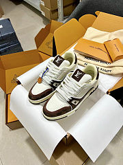 Louis Vuitton LV Trainer Brown White Sneaker - 6