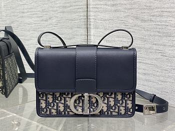 Dior 30 Montaigne Oblique Jacquard Flap Bag 24×17×8cm