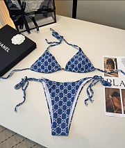 Gucci GG Monogram Blue Bikini - 1
