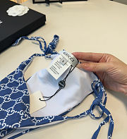 Gucci GG Monogram Blue Bikini - 5
