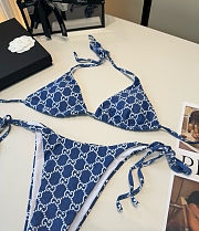 Gucci GG Monogram Blue Bikini - 3