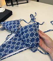 Gucci GG Monogram Blue Bikini - 2