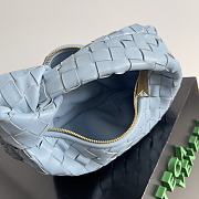 Bottega Veneta Mini Jodie Blue Bag 23x15x5cm - 6