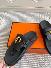 Hermès Miss Black Sandal  - 6