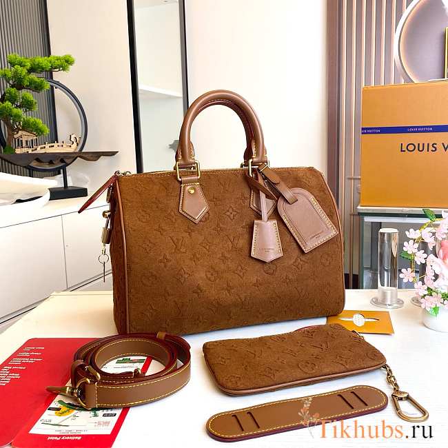 Louis Vuitton Speedy P9 Bandoulière 30 Brown Bag 30×17×21cm - 1
