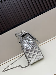  Valentino Garavani Metallic Nappa Medium Rockstud Spike 30x8.5x20cm - 6
