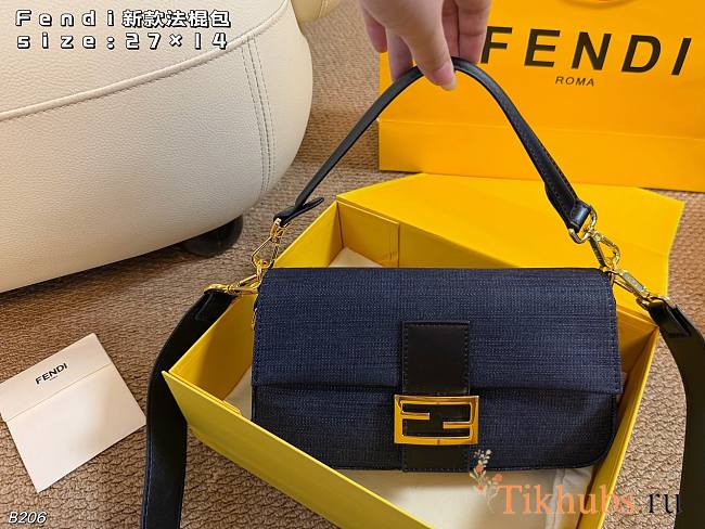  Fendi Medium Baguette Bag 27×14cm - 1