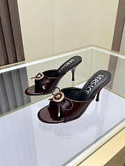 Versace Opera Bow Mules - 6