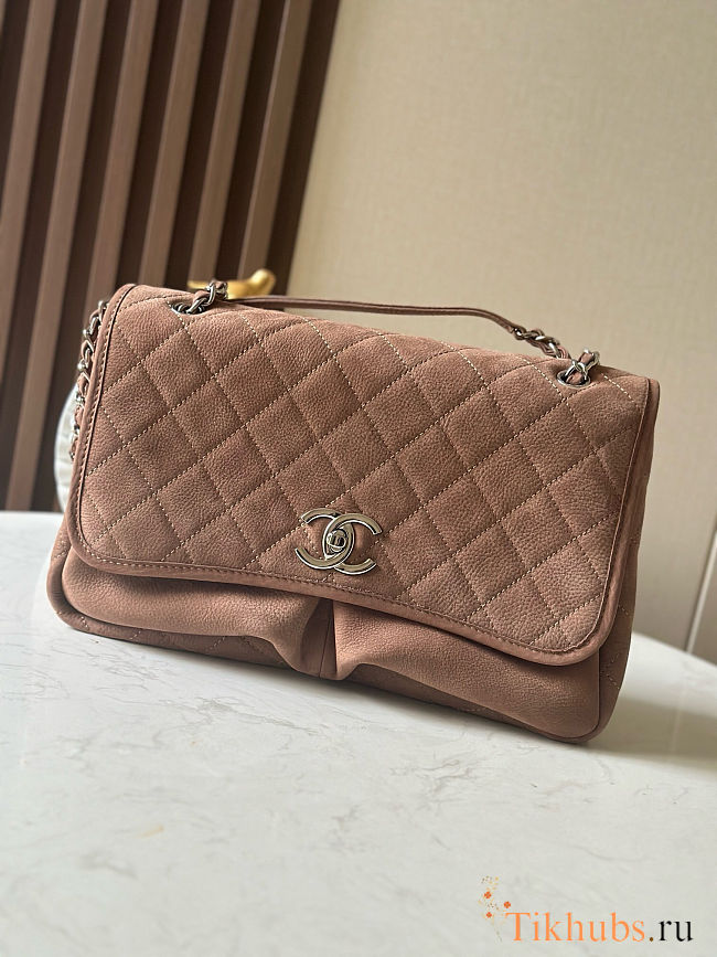 Chanel Natural Beauty Light Brown Flap Bag 34x25x10cm - 1