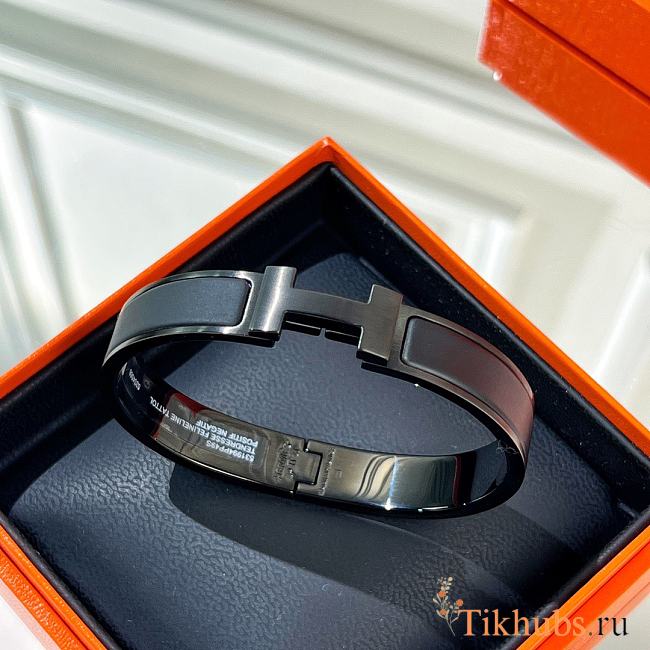Hermès Clic HH Black Bracelet - 1