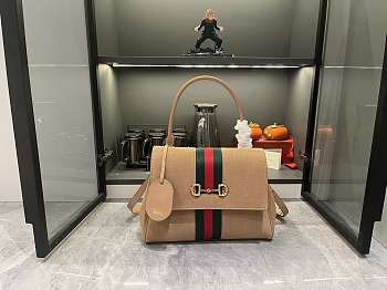 Gucci Paparazzo medium top handle bag 32x 24x 17cm