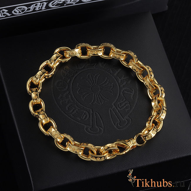 Chrome Hearts Heart Gold Bracelet - 1