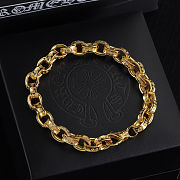 Chrome Hearts Heart Gold Bracelet - 1