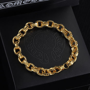 Chrome Hearts Heart Gold Bracelet