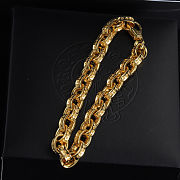 Chrome Hearts Heart Gold Bracelet - 5