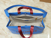 Louis Vuitton Mini Shopper Blue Tote 35x28x13cm - 3