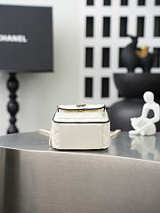  Chanel Mini Black White Backpack 18x13x9cm - 6