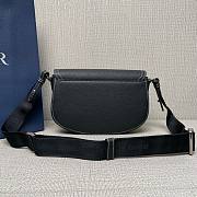  Dior Saddle Messenger Black Bag 24x16.5x5.5cm - 5
