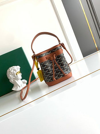 Goyard Petit Flot Mini Bucket Bag 12X10X17.5 cm