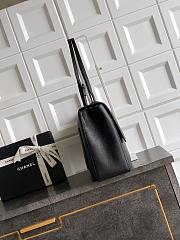 Chanel SS26 Maxi Flap Black 39×28×11cm - 4