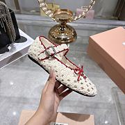 Miu Miu crochet ballerinas - 6