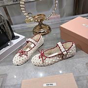 Miu Miu crochet ballerinas - 5