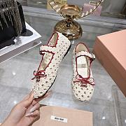 Miu Miu crochet ballerinas - 3