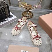 Miu Miu crochet ballerinas - 2