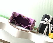 Chanel 25 Mini Violet Handbag 20x22x12.5cm - 2