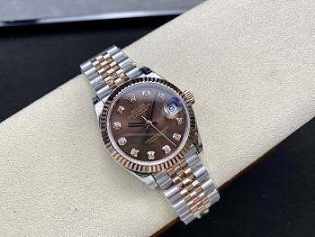 Rolex Datejust Chocolate Diamond Dial – Two-Tone