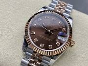 Rolex Datejust Chocolate Diamond Dial – Two-Tone - 3