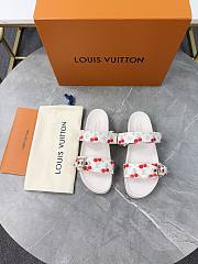 Louis Vuitton Bom Dia Flat Comfort Cherry Sandal - 1