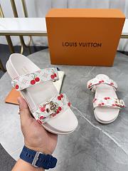 Louis Vuitton Bom Dia Flat Comfort Cherry Sandal - 5