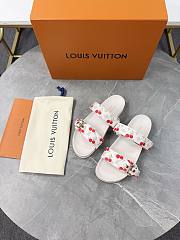 Louis Vuitton Bom Dia Flat Comfort Cherry Sandal - 3