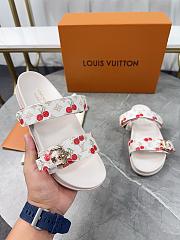 Louis Vuitton Bom Dia Flat Comfort Cherry Sandal - 2
