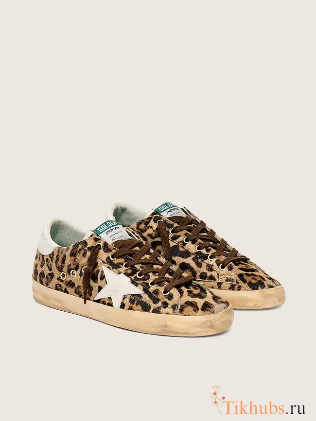 Golden Goose Superstar Sneakers Brown Leopard - 1