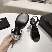Chanel Patent Leather High Heeled Sandals 9cm - 6