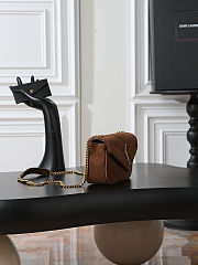Saint Laurent Loulou Mini Bag in Suede 20×12×5cm - 5