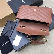 Saint Laurent Loulou Small in Matelassé Lambskin 29×17×8cm - 5