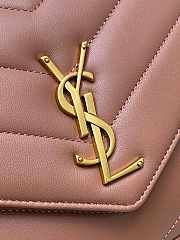 Saint Laurent Loulou Small in Matelassé Lambskin 29×17×8cm - 2