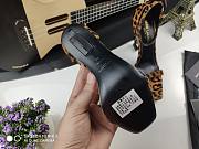 Saint Laurent Opyum Leopard-Print Calf Hair Heel - 4