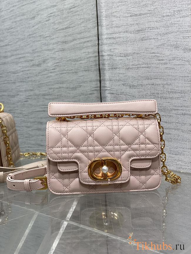 Dior Jolie Top powder pink Handle Bag 19x6x12cm - 1