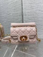 Dior Jolie Top powder pink Handle Bag 19x6x12cm - 1