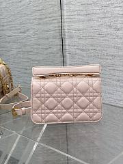 Dior Jolie Top powder pink Handle Bag 19x6x12cm - 3