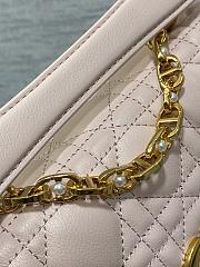 Dior Jolie Top powder pink Handle Bag 19x6x12cm - 2